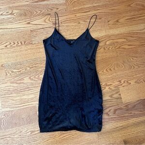 H&M Velvet Mini Dress